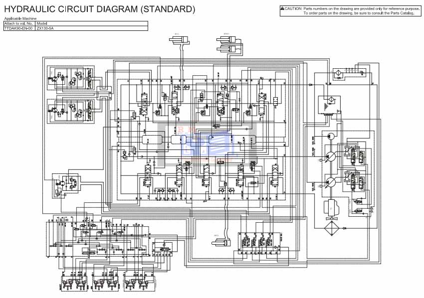 Hitachi ZX130-5A Workshop Manual and Diagrams - Image 7