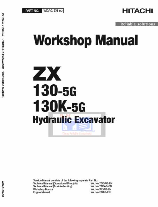 Hitachi ZX130-5G, Hitachi ZX130K-5G Excavators Workshop Manual - Image 2