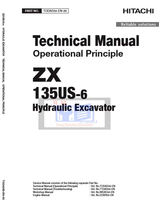 Hitachi ZX135US-6 Excavator Technical Manuals - Image 3
