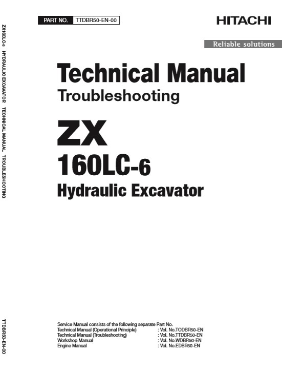 Hitachi ZX160LC-6 Excavator Technical Manual - Image 2