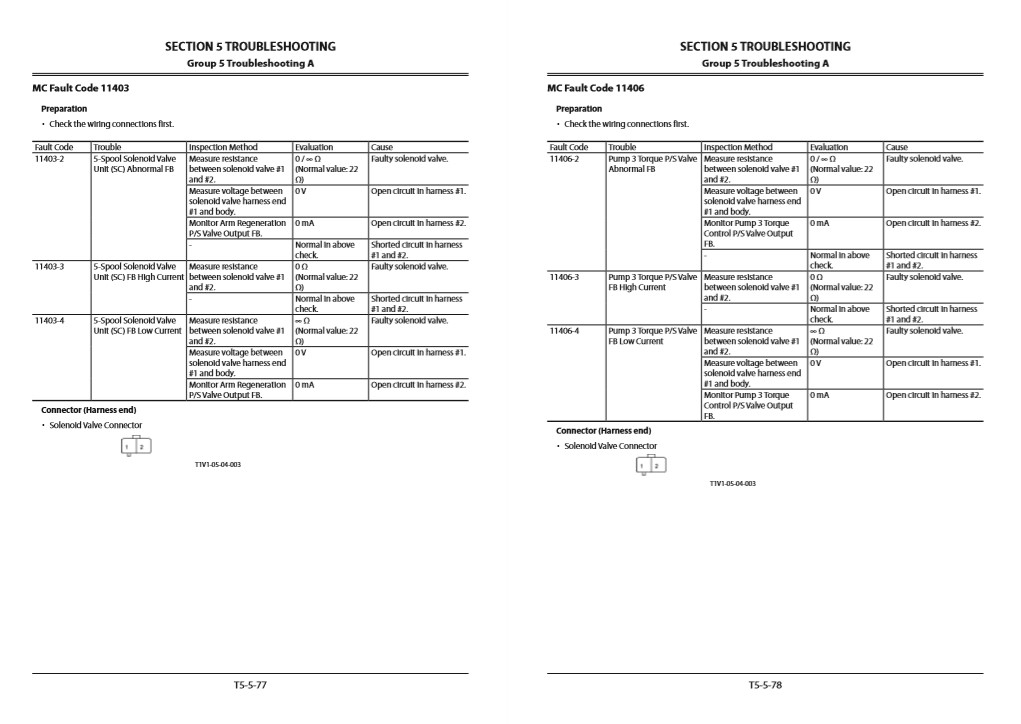 Hitachi ZX210-5B Series and Hitachi ZX240N-5B Technical Manuals - Image 7