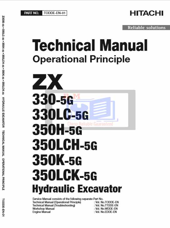 Hitachi ZX330-5G, Hitachi ZX350-5G Technical Manuals - Image 3