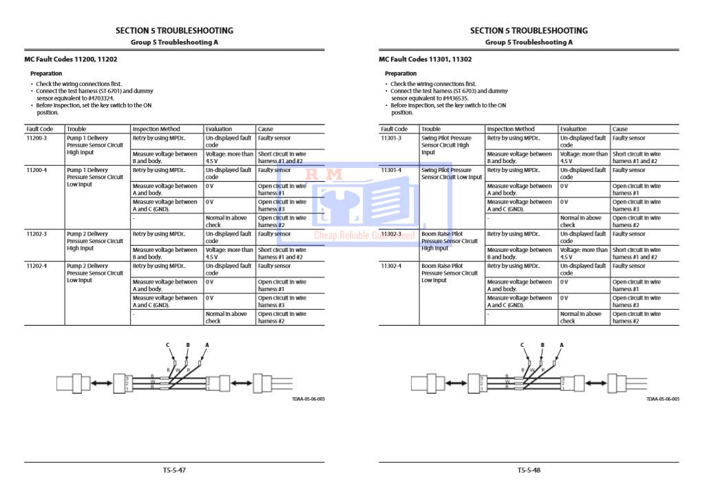 Hitachi ZX870-5A, Hitachi ZX890-5A Series Technical Manuals - Image 7