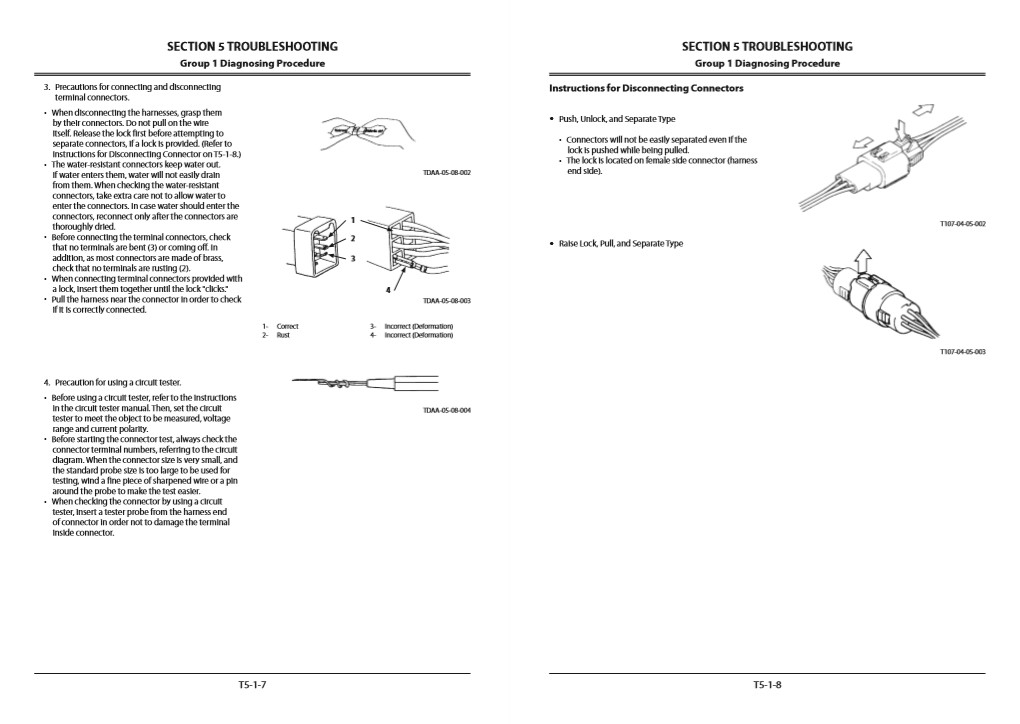 Hitachi ZX280-5G, Hitachi ZX280LC-5G Technical Manuals - Image 8