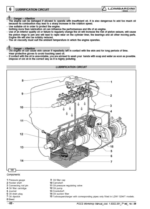 Lombardini FOCS Engine Series Workshop Manual - Image 8