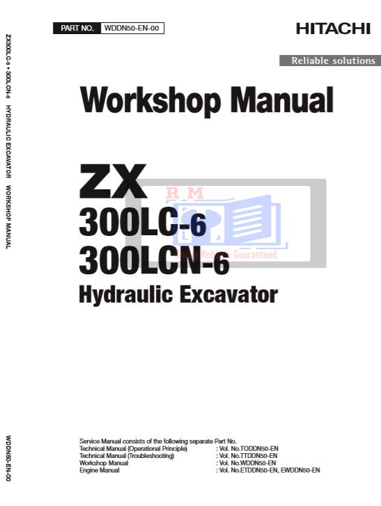 Hitachi ZX300LC-6, Hitachi ZX300LCN-6 Workshop Manual and Diagrams - Image 2