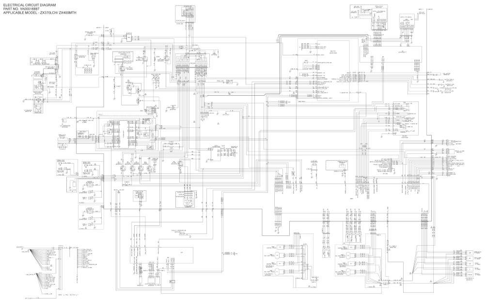 Hitachi ZX370, Hitachi ZX400 GI Series Electrical and Hydraulic Diagrams - Image 4