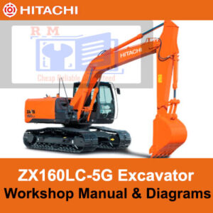 Hitachi ZX160LC-5G Excavator workshop manual with diagrams, providing essential information for maintenance and troubleshooting