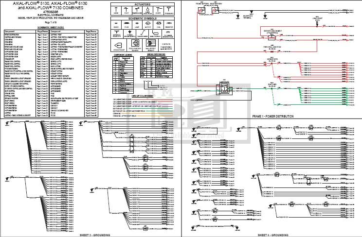 Case Axial-Flow 5130, Axial-Flow 6130, Axial-Flow 7130 Combine Service Repair Manual - Image 5