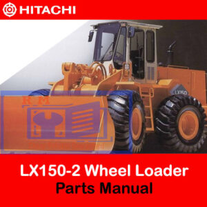 Parts manual for Hitachi LX150-2 Wheel Loader, showcasing diagrams and specifications for efficient maintenance and repairs