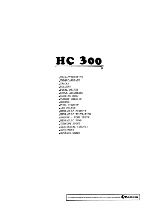 Case HC 300 Service Repair Manual - Image 3