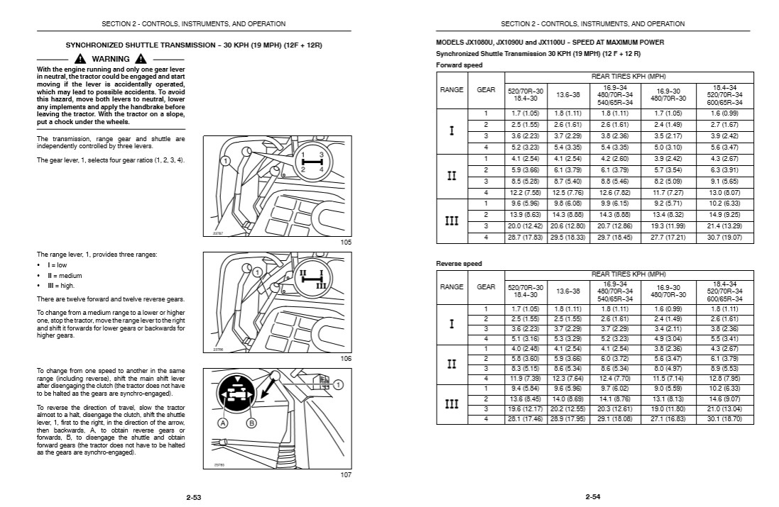 Case JX1080U, Case JX1090U, Case JX1100U Tractors Operator's Manual - Image 3
