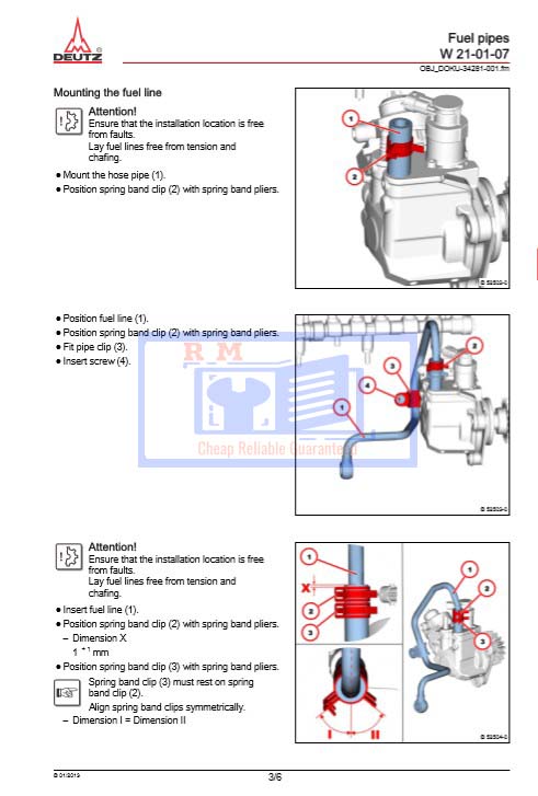 Deutz Engine D2.9, Deutz Engine TD2.9, Deutz Engine TCD2.9 L4 Workshop Manual - Image 3