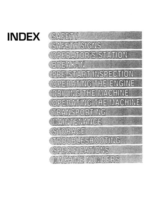 Hitachi LX100-2, Hitachi LX120-2, Hitachi LX150-2 Wheel Loader Operators Manual - Image 3