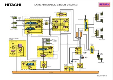 Hitachi LX300-7 diagram