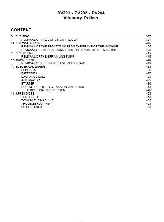 Case DV201, Case DV202, Case DV204 Rollers Service Repair Manual - Image 4