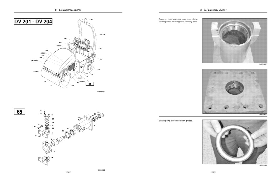 Case DV201, Case DV202, Case DV204 Rollers Service Repair Manual - Image 5