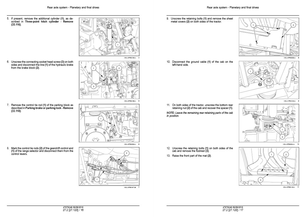 Case Farmall 90C, Case Farmall 100C, Case Farmall 110C, Case Farmall 120C Service Repair Manual - Image 5