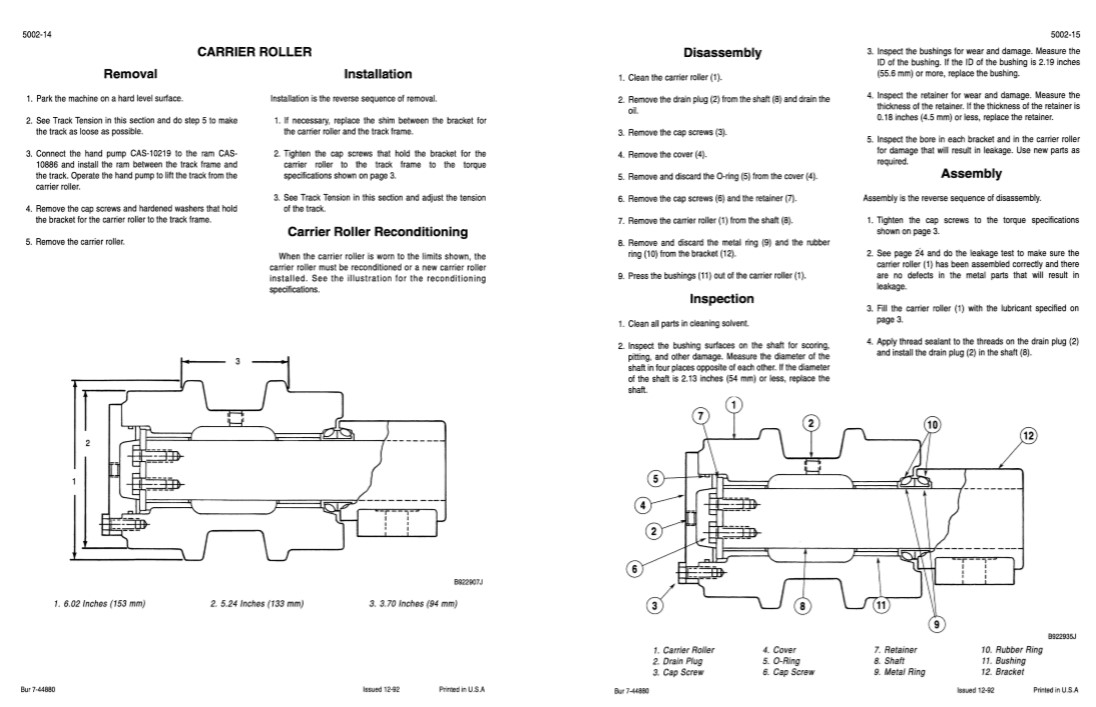 Case 9050B Excavator Service Repair Manual - Image 6