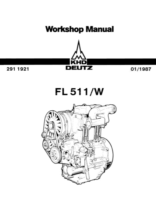 Deutz Engine FL511-W Workshop Repair Manual - Image 2