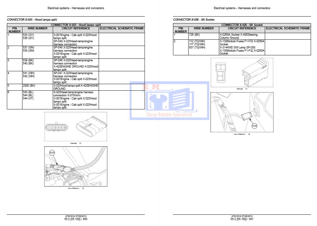Case 85C, Case 95C, Case 105C Tractors Service Repair Manual - Image 8