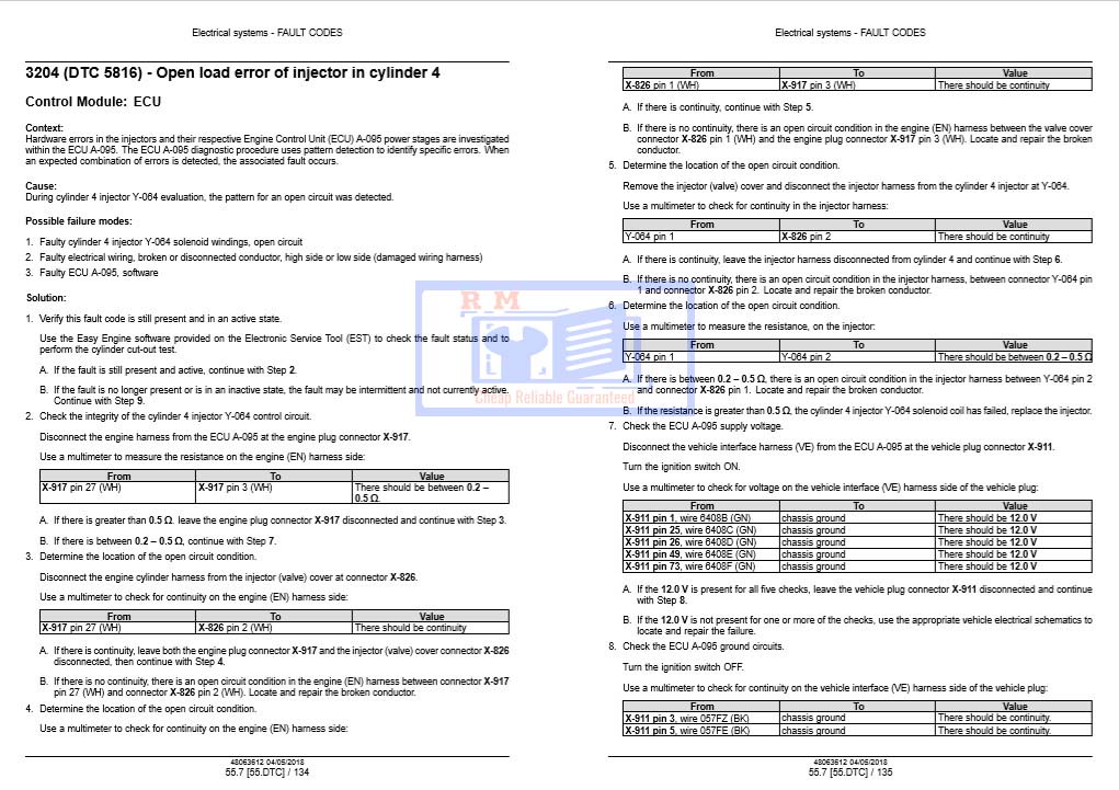Case IH A8010, Case IH A8810 Sugar Cane Harvester Service Repair Manual - Image 8