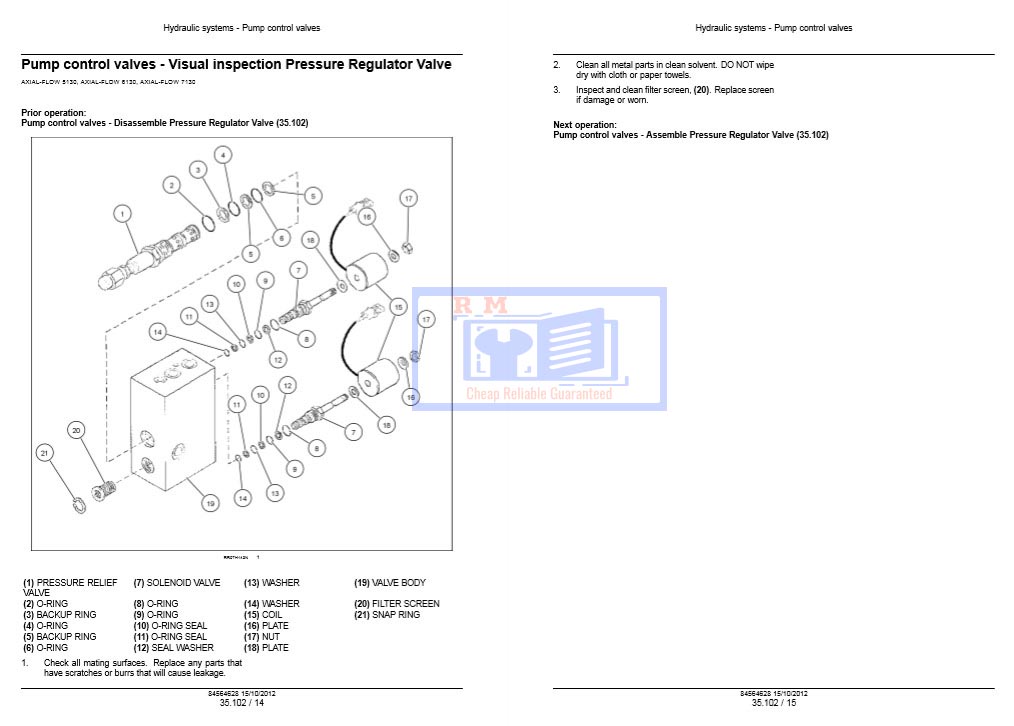Case Axial Flow 5130, Case Axial Flow 6130, Case Axial Flow 7130 Combine Service Repair Manual - Image 7