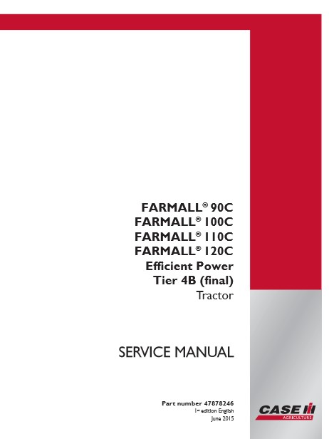 Case Farmall 90C, Case Farmall 100C, Case Farmall 110C, Case Farmall 120C Service Repair Manual - Image 2