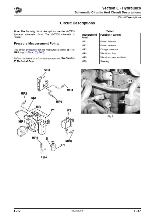 JCB VMT160, JCB VMT260 Roller Service Repair Manual - Image 4