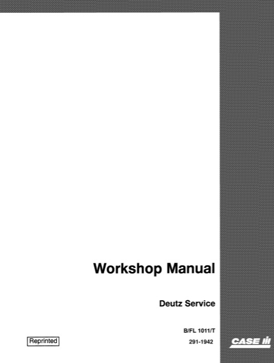 Deutz 1011t Engine Service Workshop Manual - Image 2