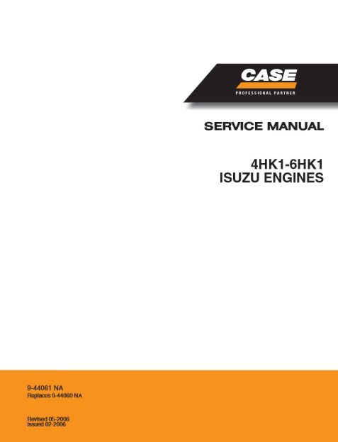 Isuzu 4HK1-6HK1 Engine Related with Case Product Service Repair Manual - Image 2