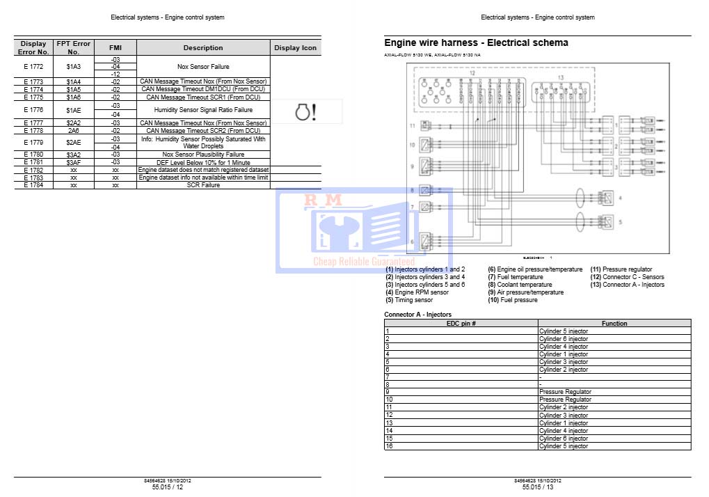 Case Axial Flow 5130, Case Axial Flow 6130, Case Axial Flow 7130 Combine Service Repair Manual - Image 8