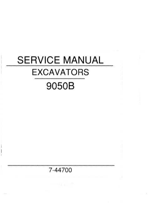 Case 9050B Excavator Service Repair Manual - Image 2