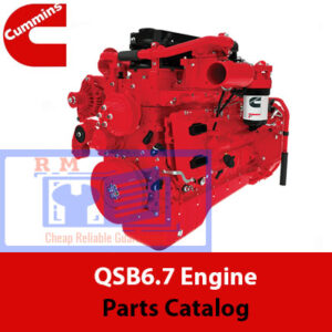 Cummins QSB6.7 engine parts catalog displaying a comprehensive list of parts with images and descriptions for reference