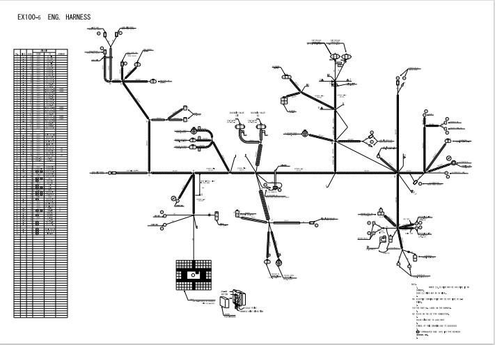 Hitachi EX100-5, Hitachi EX100M-5, Hitachi EX110M-5, Hitachi EX100-5E Electrical & Hydraulic Diagrams - Image 3
