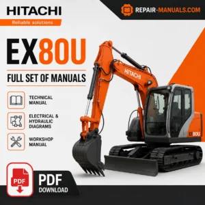 Hitachi EX80U Full Set of Manuals PDF Download Technical Workshop Manual