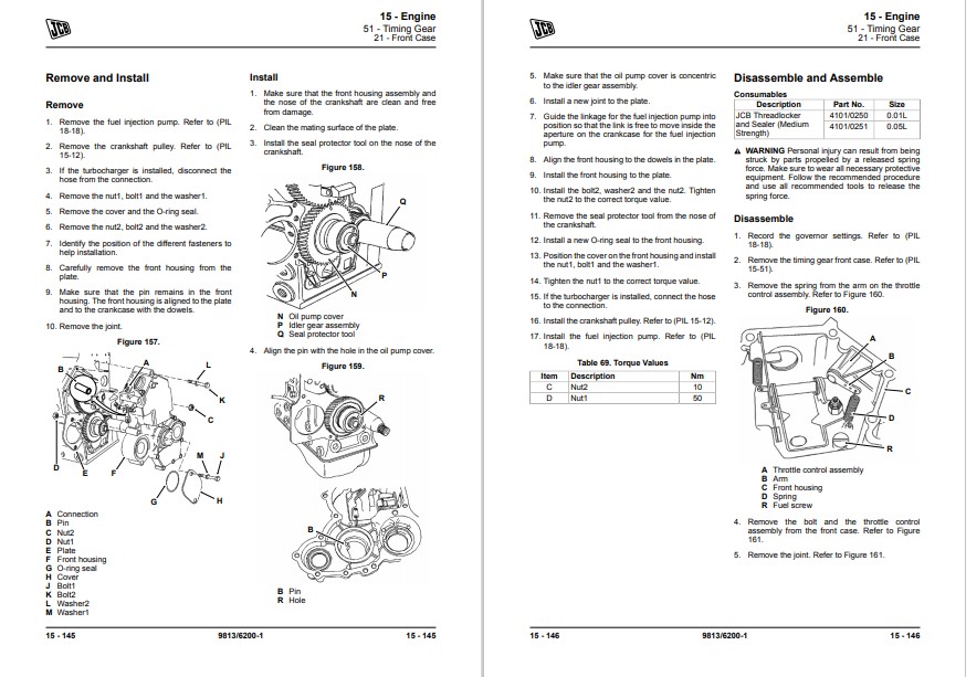 JCB 48Z-1, JCB 51R-1 Compact Excavator Service Repair Manual - Image 3