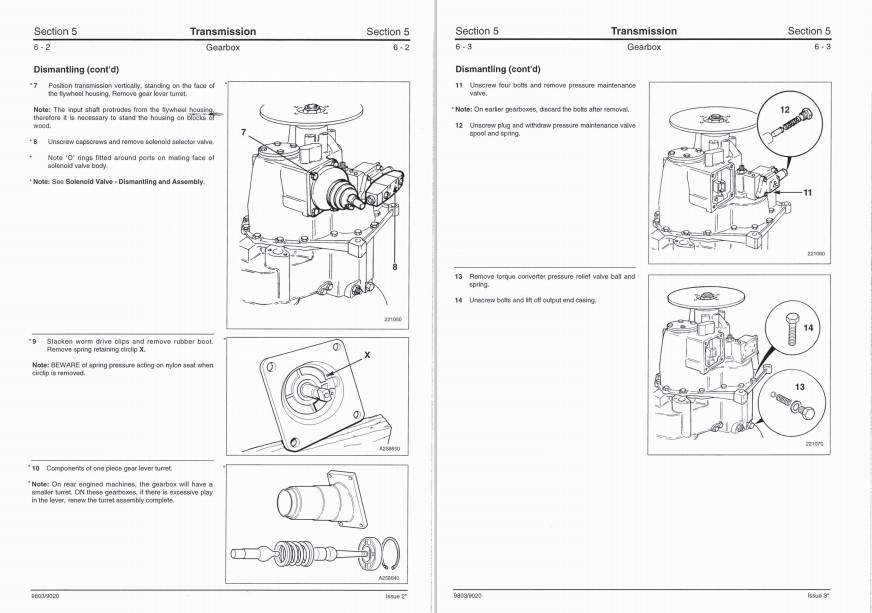 JCB SS600 Series Transmission Service Repair Manual - Image 3