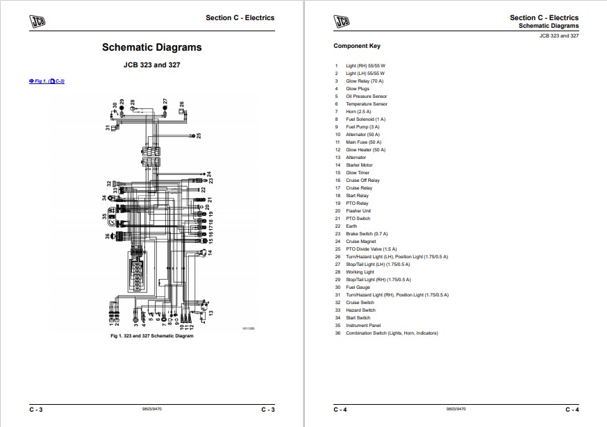 JCB 323, JCB 327 HST Tractor Service Repair Manual - Image 3