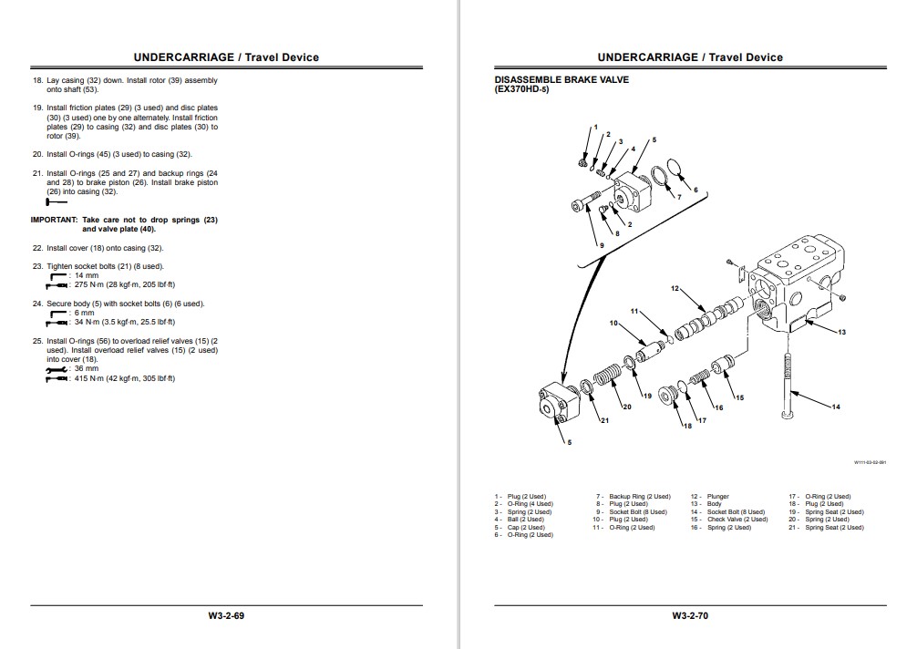 Hitachi EX300-5, EX300LC-5, EX330LC-5, EX330H-5, EX330LCH-5, EX370-5, EX370HD-5 Workshop Manual - Image 4