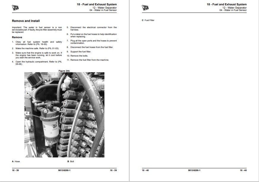 JCB 48Z-1, JCB 51R-1 Compact Excavator Service Repair Manual - Image 4