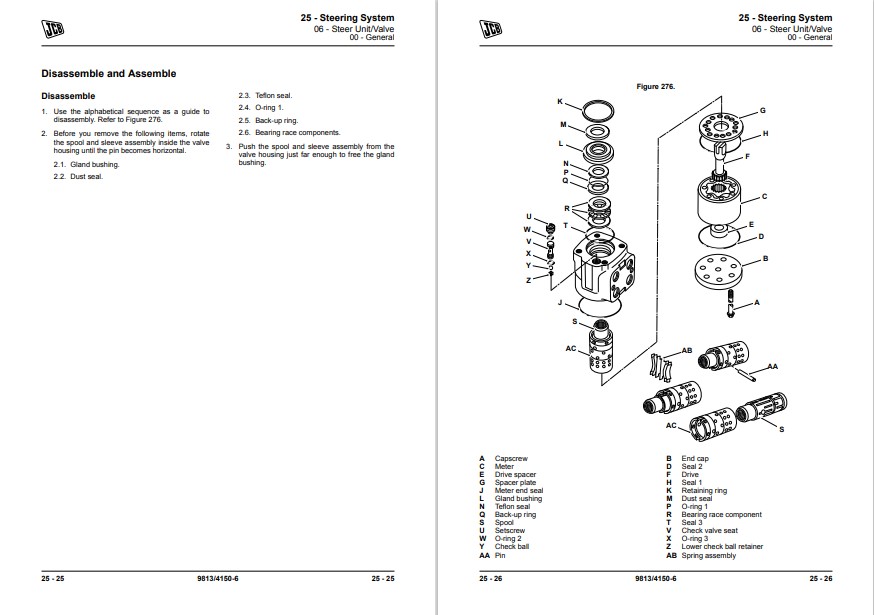JCB 65R-1 Excavator Service Repair Manual - Image 3