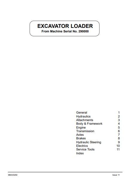 JCB 3CX, JCB 4CX Backhoe Loader Service Repair Manual - Image 2