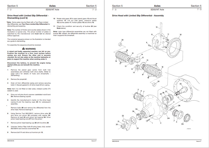 JCB SD55 NT Drivetrain Service Repair Manual - Image 4