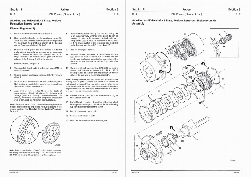 JCB PD55 Drivetrain Series Axles Service Repair Manual - Image 4