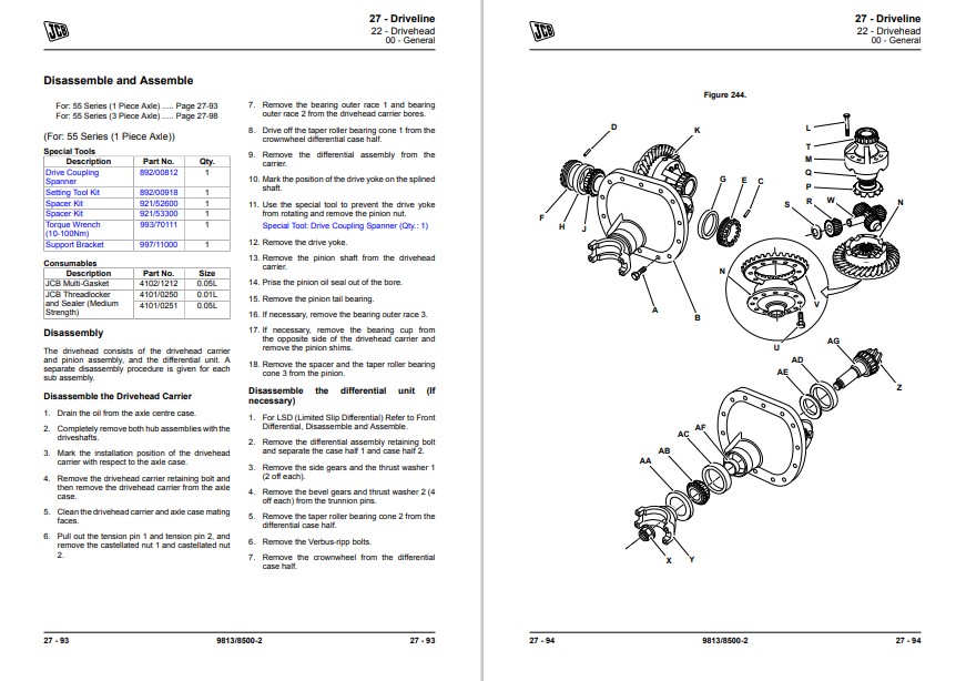 JCB 2DX Backhoe Loader Service Repair Manual - Image 4