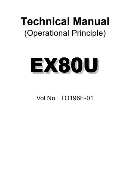 Hitachi EX80U Excavator Full Set of Manuals - Image 4