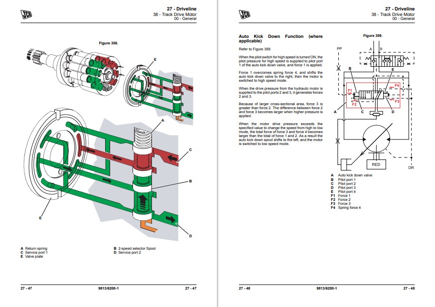 JCB 48Z-1, JCB 51R-1 Compact Excavator Service Repair Manual - Image 5