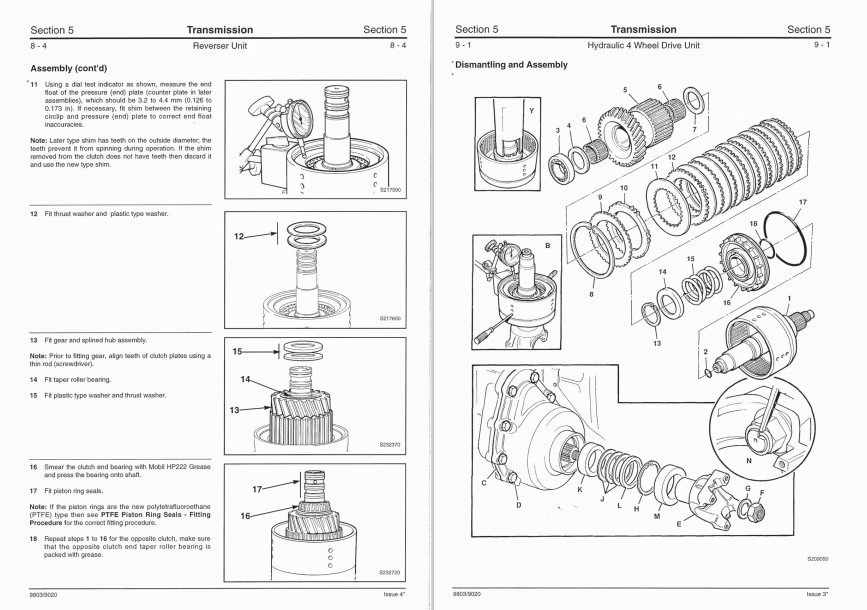 JCB SS600 Series Transmission Service Repair Manual - Image 4