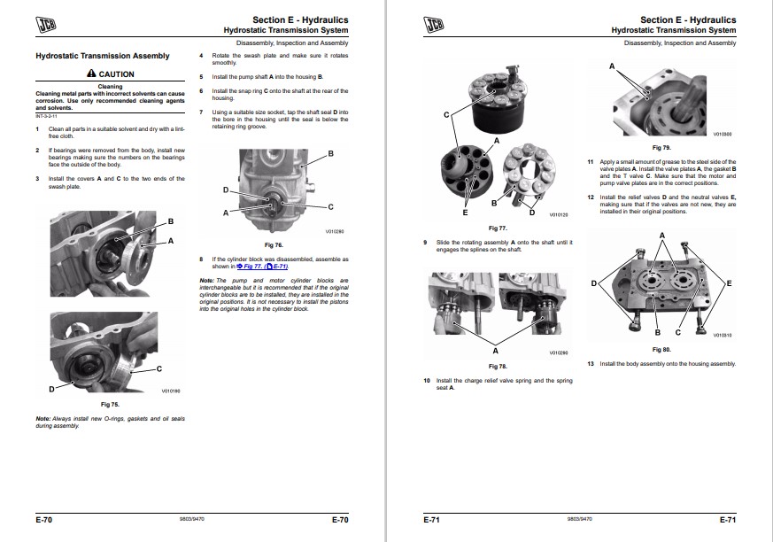 JCB 323, JCB 327 HST Tractor Service Repair Manual - Image 5
